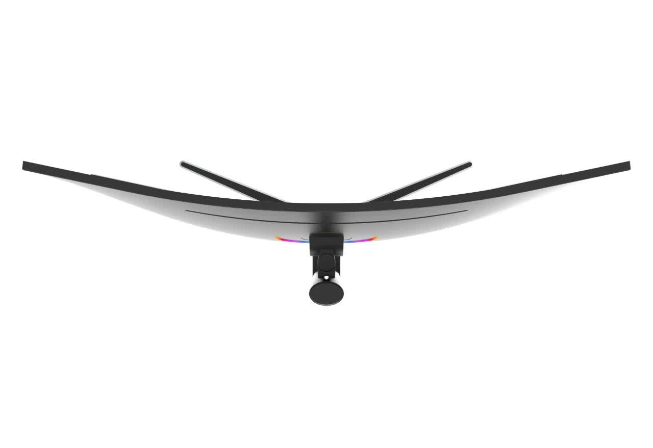DY-34 Curved Ultrawide Gaming Monitor with Height Adjustable Stand