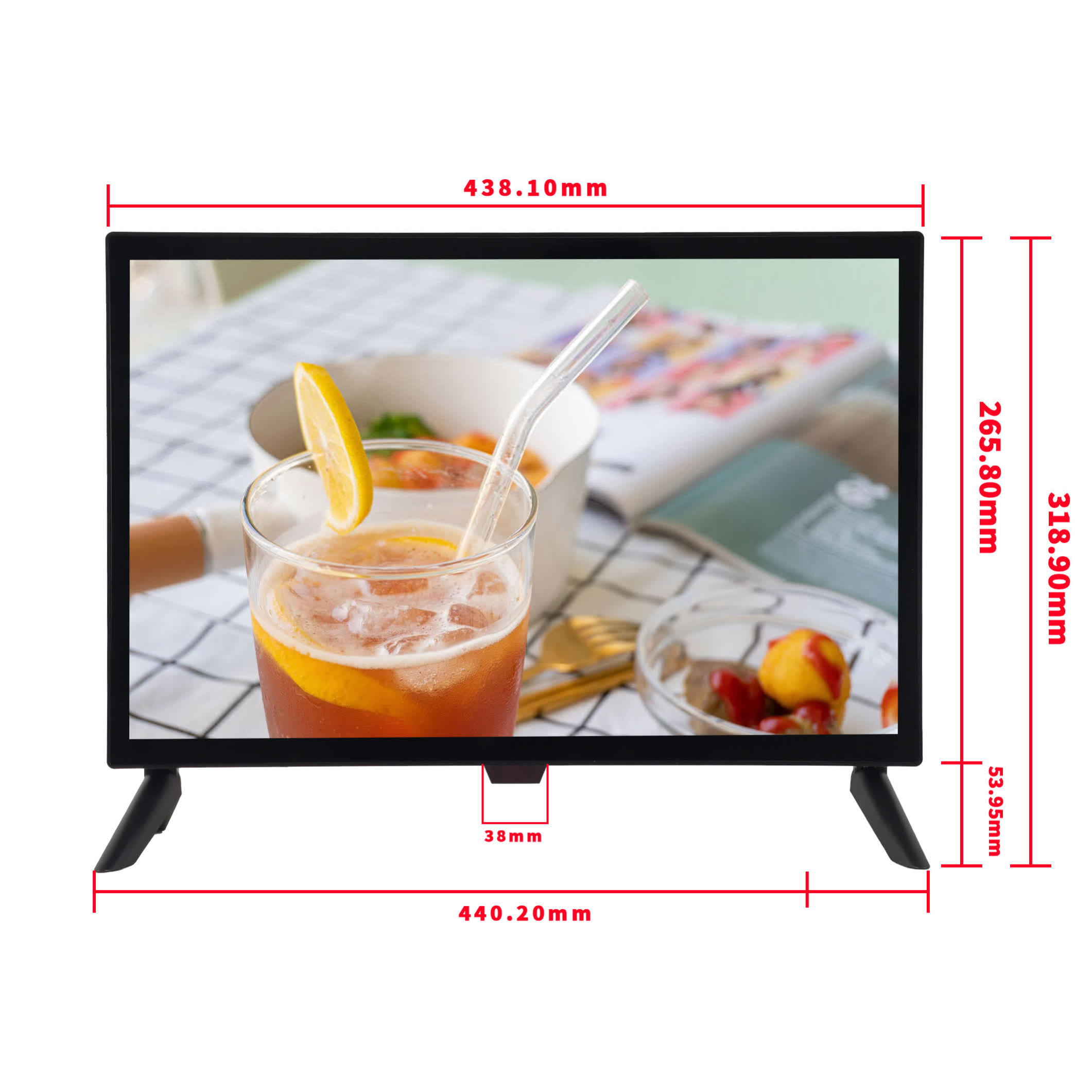 DL-17 Compact LCD Monitor with Built-in Speakers